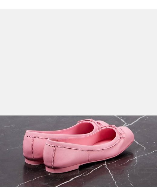 Christian Louboutin Pink Ballerinas Mamadrague Aus Leder