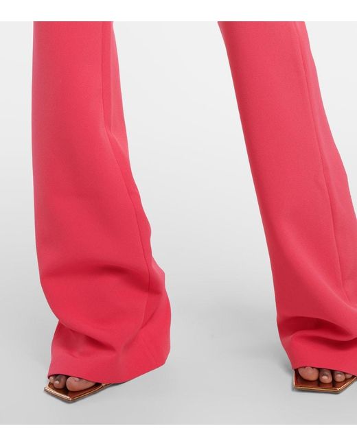 Jumpsuit Immie in crepe di Safiyaa in Red