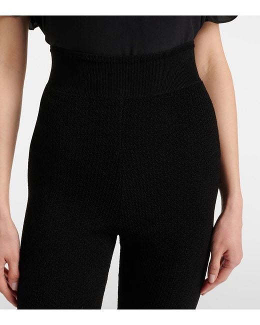 Chloé Black Knitted Capri Pants