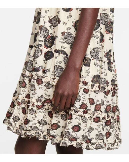 Robe Midi Cassian En Coton Melange Ulla Johnson en coloris White