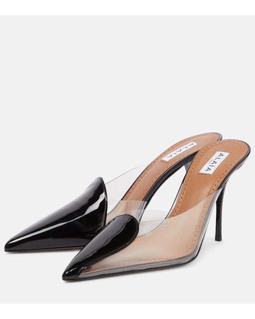 Alaïa Black Heeled Mules