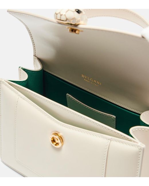 Borsa Serpenti Forever Medium di BVLGARI in Natural
