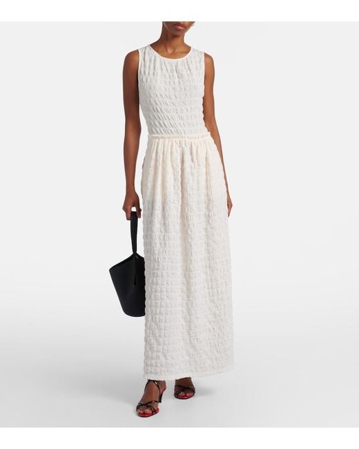 Proenza Schouler White Label Zoira Shirred Maxi Dress