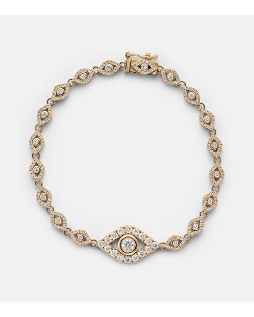 Bracciale Evil Eye di Sydney Evan in Natural
