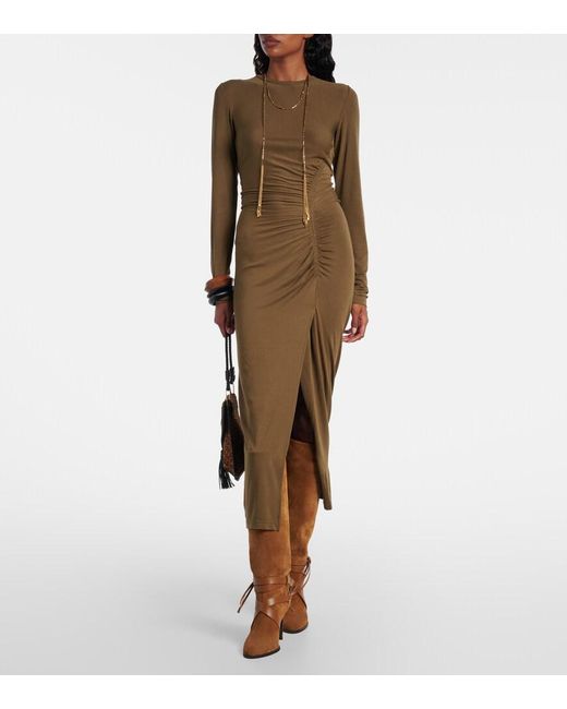 Isabel Marant Brown Analui 90 Suede Knee-High Boots