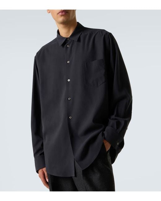 Camisa Briar De Seda The Row de hombre de color Blue