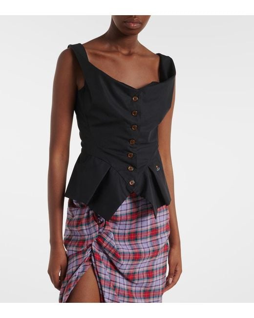 Vivienne Westwood Black Monday Cotton Top