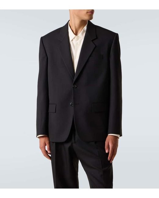 Blazer di Saint Laurent in Black da Uomo
