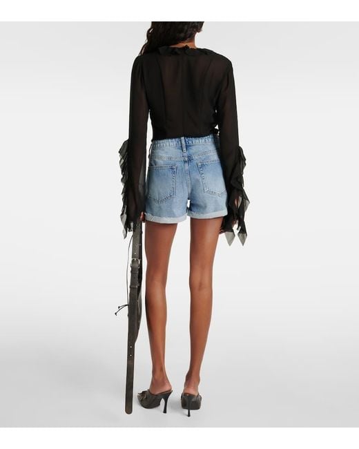 Shorts Di Jeans Le Grand Garcon di FRAME in Blue