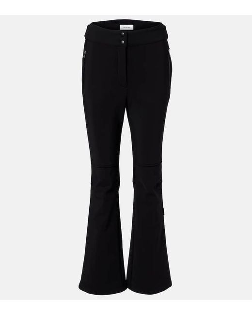 Yves Salomon Women's Blue Flared Ski Pants