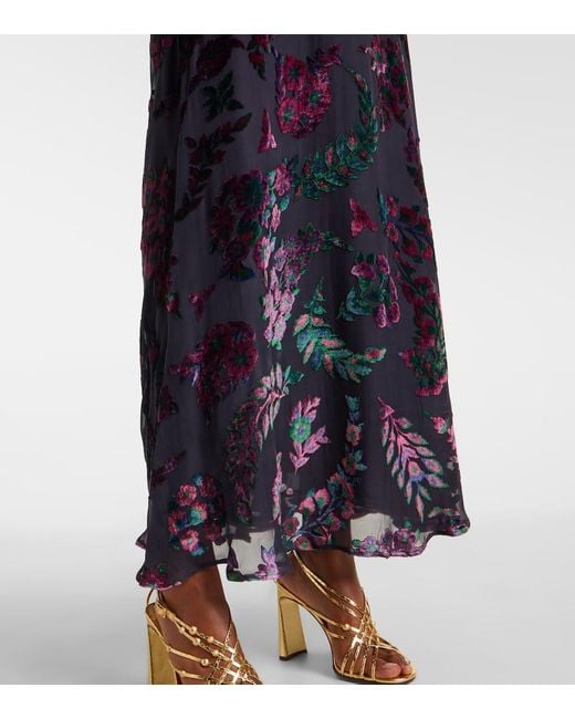 Jupe Longue Imprimee Etro en coloris Blue