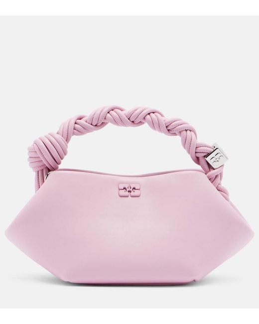 Ganni Pink Bou Mini Top-Handle Bag