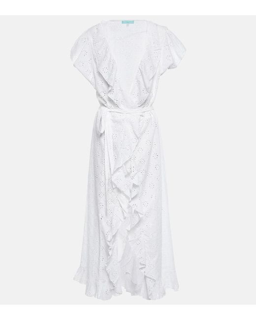Melissa Odabash White Brianna Cotton Maxi Dress