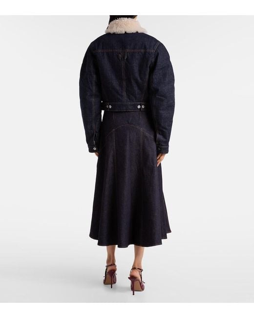 Jacquemus Blue Denim Blouson Jacket