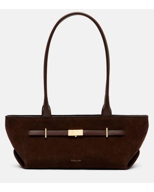 DeMellier London Brown New York Suede Shoulder Bag