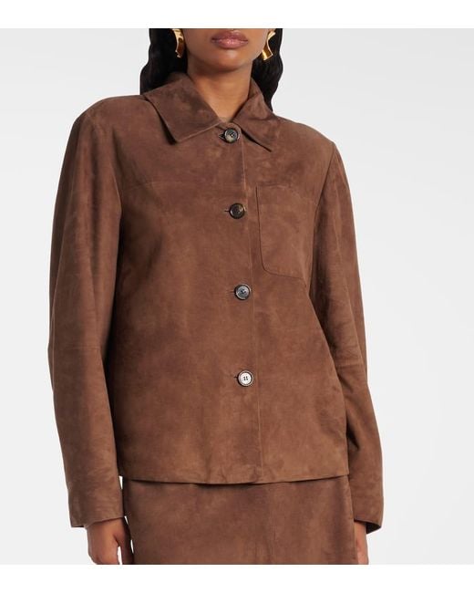 Max Mara Brown Suede Jacket