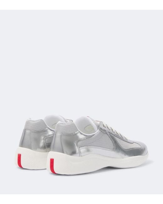 Prada White America's Cup Sneakers for men