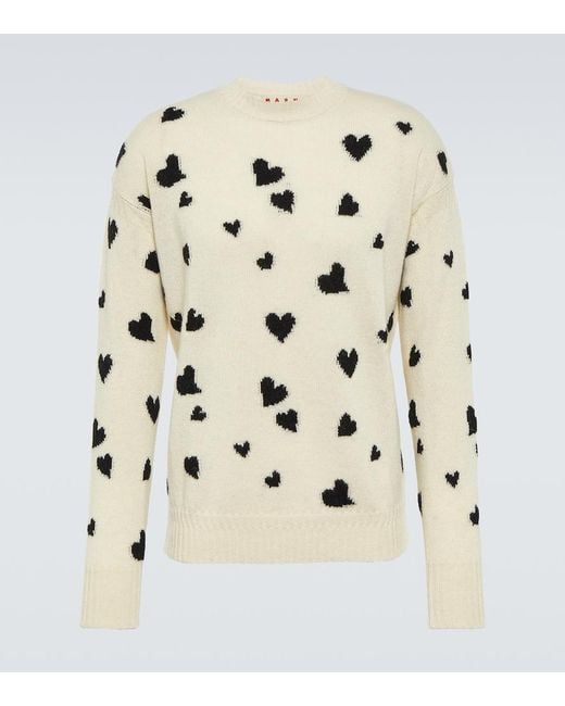 Marni Natural Wool And Alpaca Sweater for men