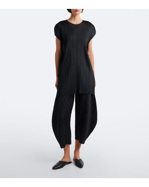 Pleats Please Issey Miyake Blue Monthly Colors: July Pleated Pants