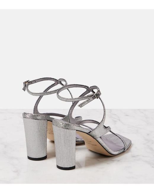 Sandales Azie 85 En Cuir Metallise Jimmy Choo en coloris Metallic