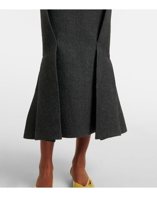 Gonna Midi di Prada in Black