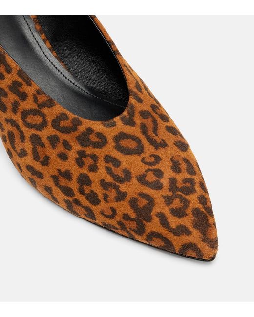 Isabel Marant Brown Ebisa 45 Leopard-Print Leather Pumps