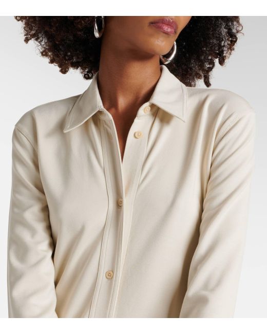 Robe chemise Totême  en coloris White