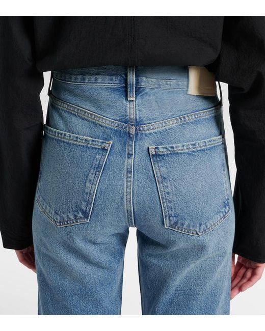 Citizens of Humanity Blue Blaine High-Rise Straight Jeans