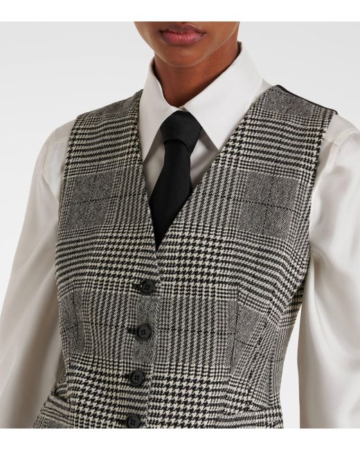 Dolce & Gabbana Blue Wool Waistcoat Formal Gilet Vest main image 0
