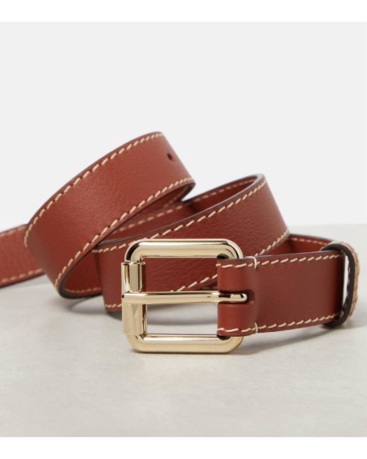 Chloé Brown Leather Belt