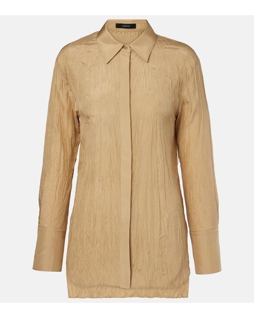 Joseph Natural Bold Silk Shirt