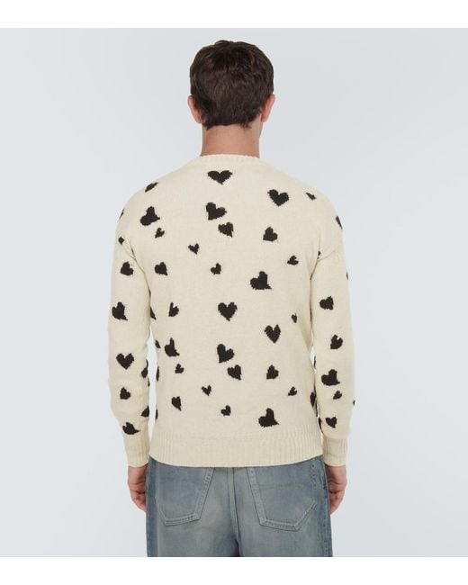 Marni Natural Wool And Alpaca Sweater for men