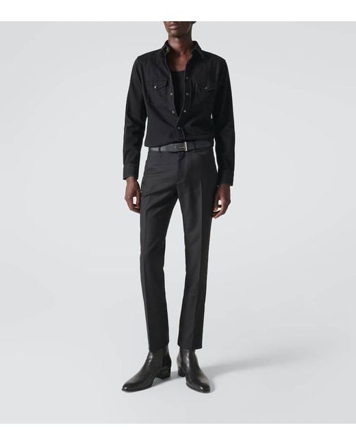 Tom Ford Black Denim Shirt for men