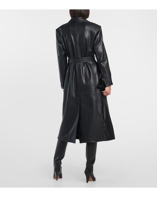 AG Jeans Black X Emrata Valentina Trench Coat