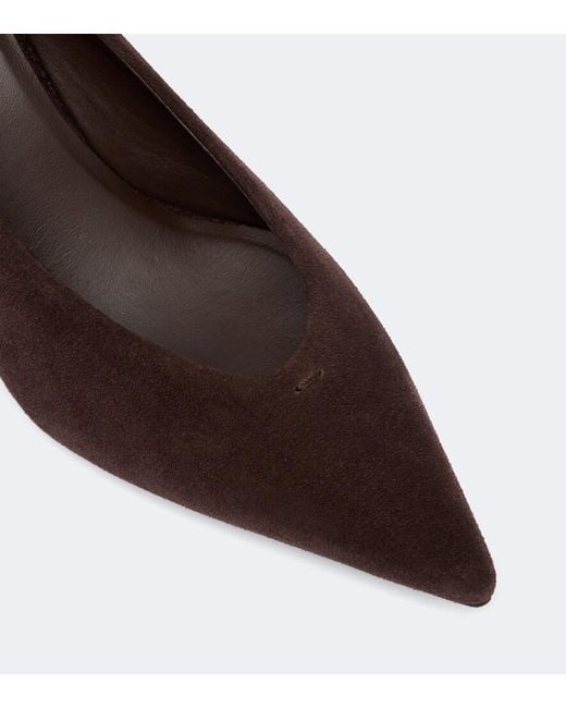 Max Mara Brown Suede Pumps