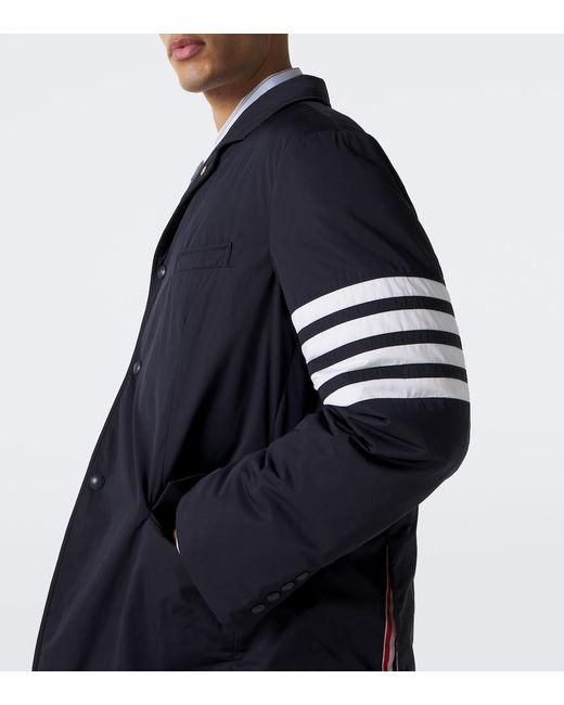 Thom Browne Blue 4-Bar Down Jacket for men