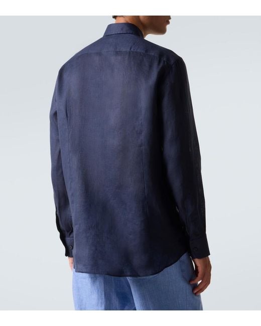 Camicia di Etro in Blue da Uomo