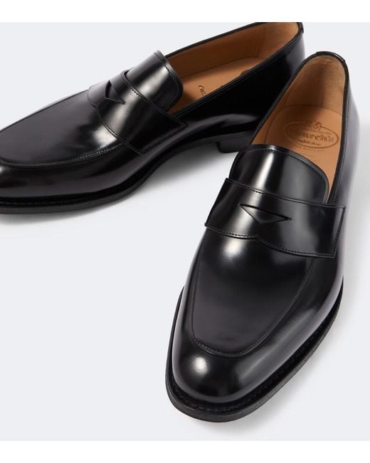 Church's Black Hertford Leather Penny Loafers for men