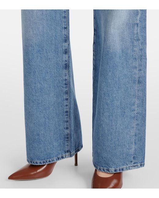 Citizens of Humanity Blue Annina High-Rise Wide-Leg Jeans