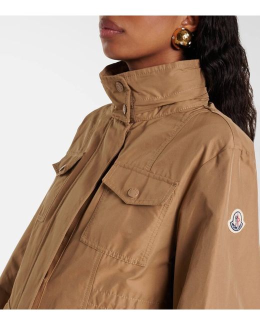 Moncler Brown Ilo Cotton-blend Jacket
