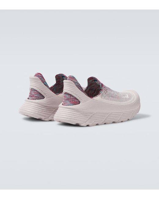 Hoka One One Pink Vibrant Bloom Restore Tc Running Shoes for men