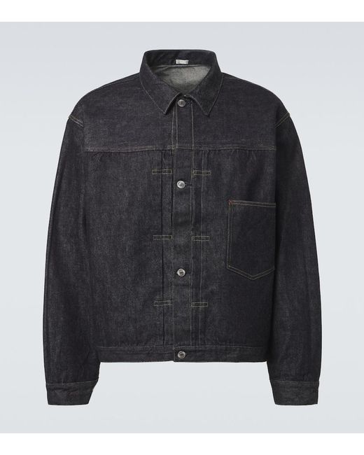 A.PRESSE Black 1St Type Denim Jacket for men
