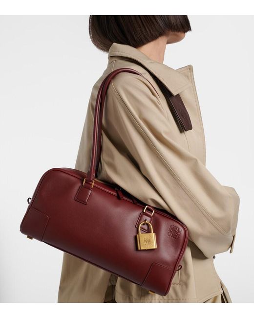 Loewe Red Amazona 31 Leather Shoulder Bag