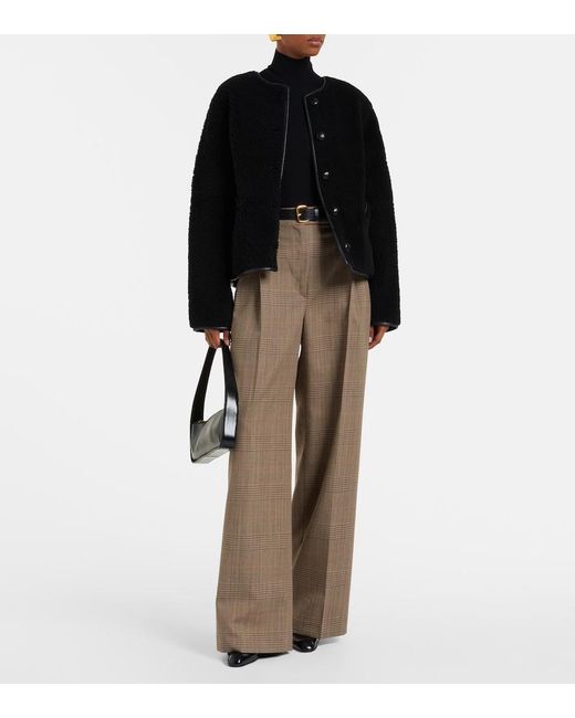 Blazé Milano Black Gliss Reversible Shearling Jacket