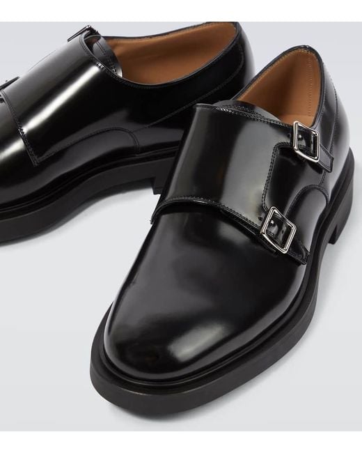 Scarpe Monk Strap Scott di Gianvito Rossi in Black da Uomo
