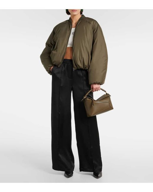 Loewe Metallic Tote Puzzle Small Aus Leder