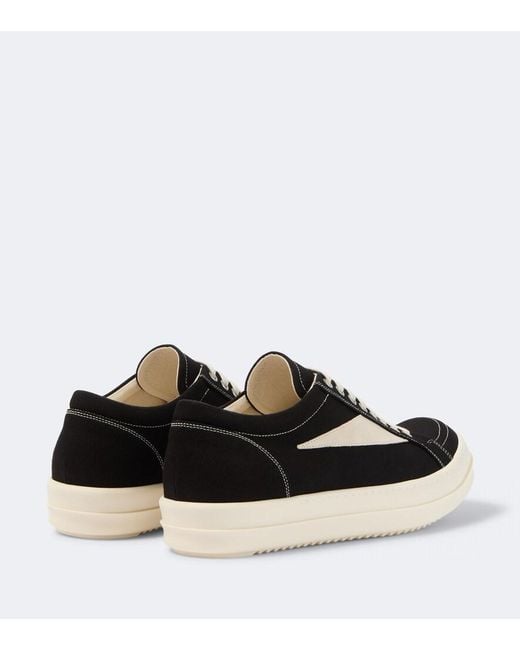Rick Owens White Drkshdw Vintage Denim Sneakers for men