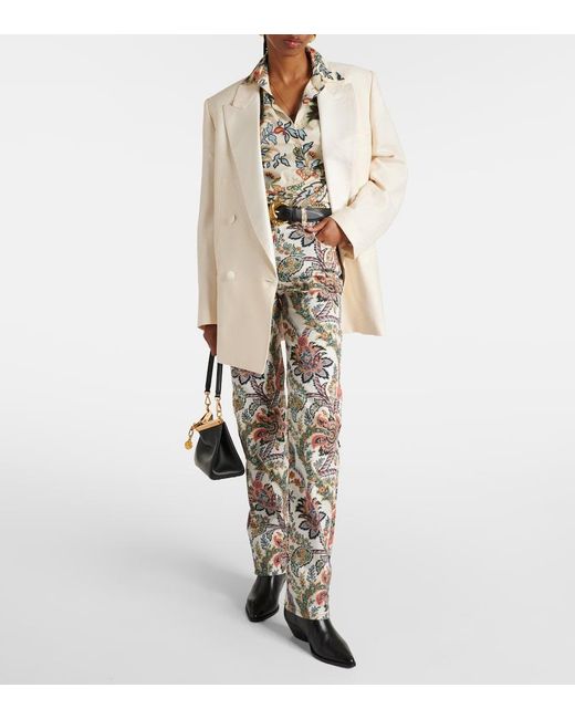 Etro Multicolor Paisley-Print Shirt