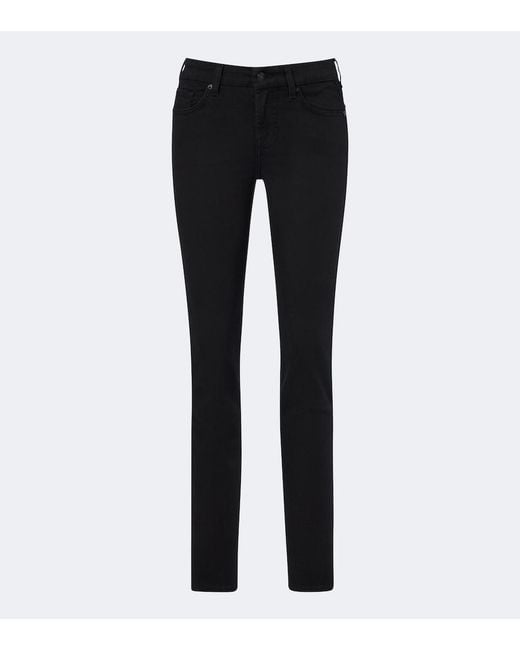 7 For All Mankind Black Kimmie Slim Jeans