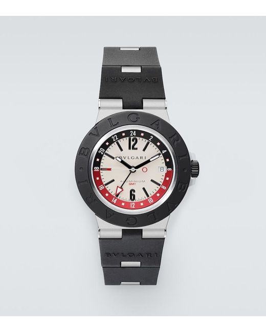 BVLGARI Metallic Aluminium Watch for men